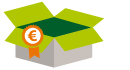 Ihr Rundum-Sorglos-Paket Symbol eines Pakets