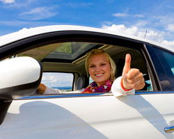 Einkommensteuer Rentensteuer - Auszubildende in einem Auto