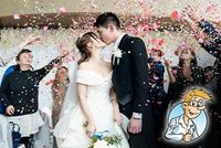 Was ist Ehegattensplitting? Eine fröhliche Hochzeitsfeier